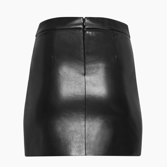 Wilfred Patio Vegan Leather Mini Skirt. - Picture 2 of 8